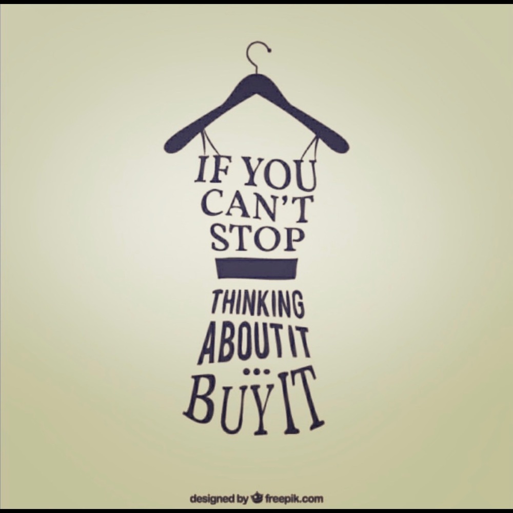 New and used clothes.